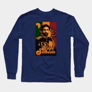 Haile Selassie I Jah Long Sleeve T-Shirt